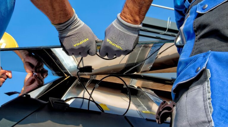 Panel installation process